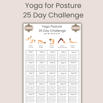 25 Day Yoga Posture Challenge