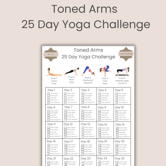 Toned Arms 25 Day Yoga Challenge