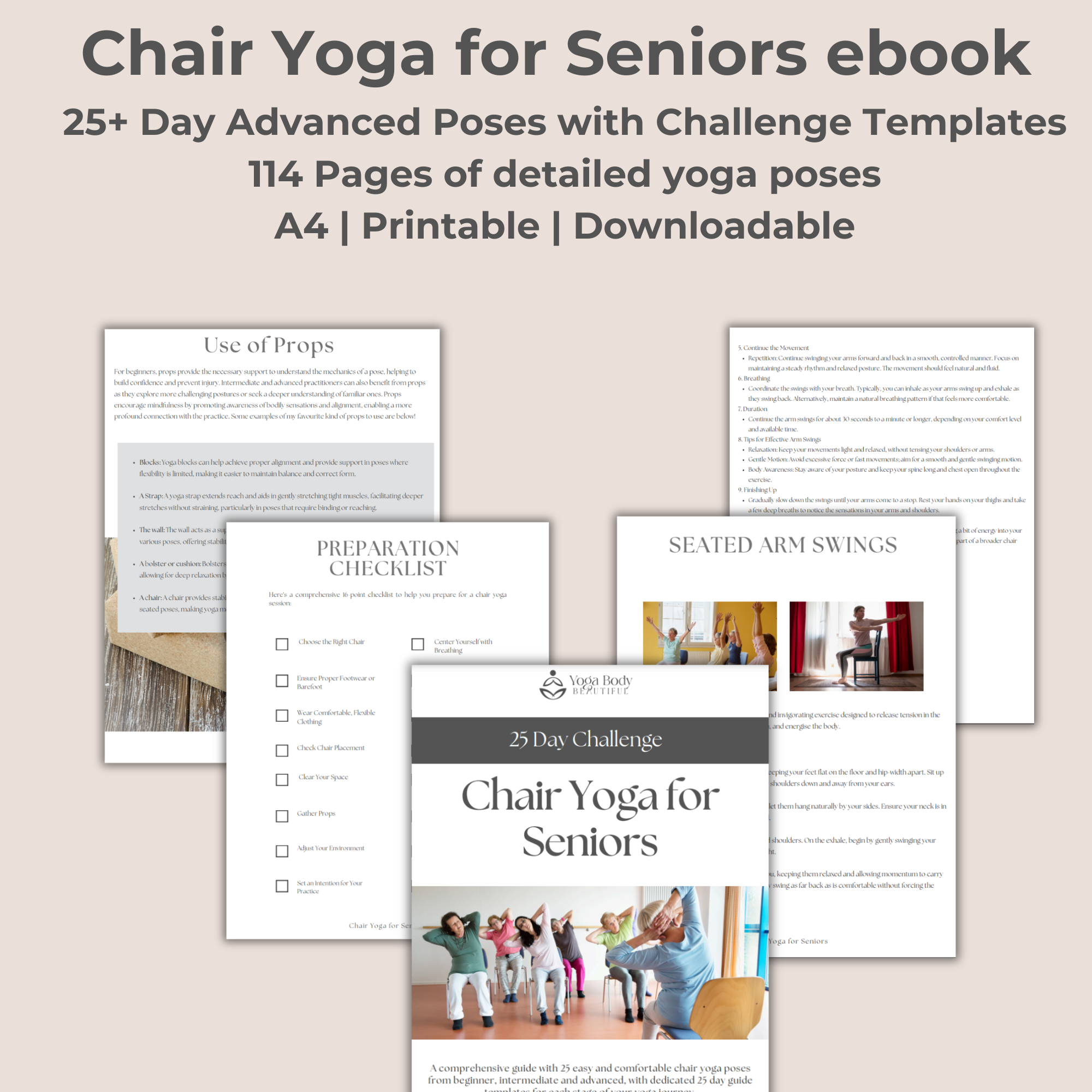 fitness program,fitness ebook, mini ebook, fitness template,yoga ebook,fitness planner,workout template,workout guide, ebook,personal training, yoga class,yoga instructor,digital fitness plan,Chair Yoga, Chair Exercises,25 day challenge,home workout