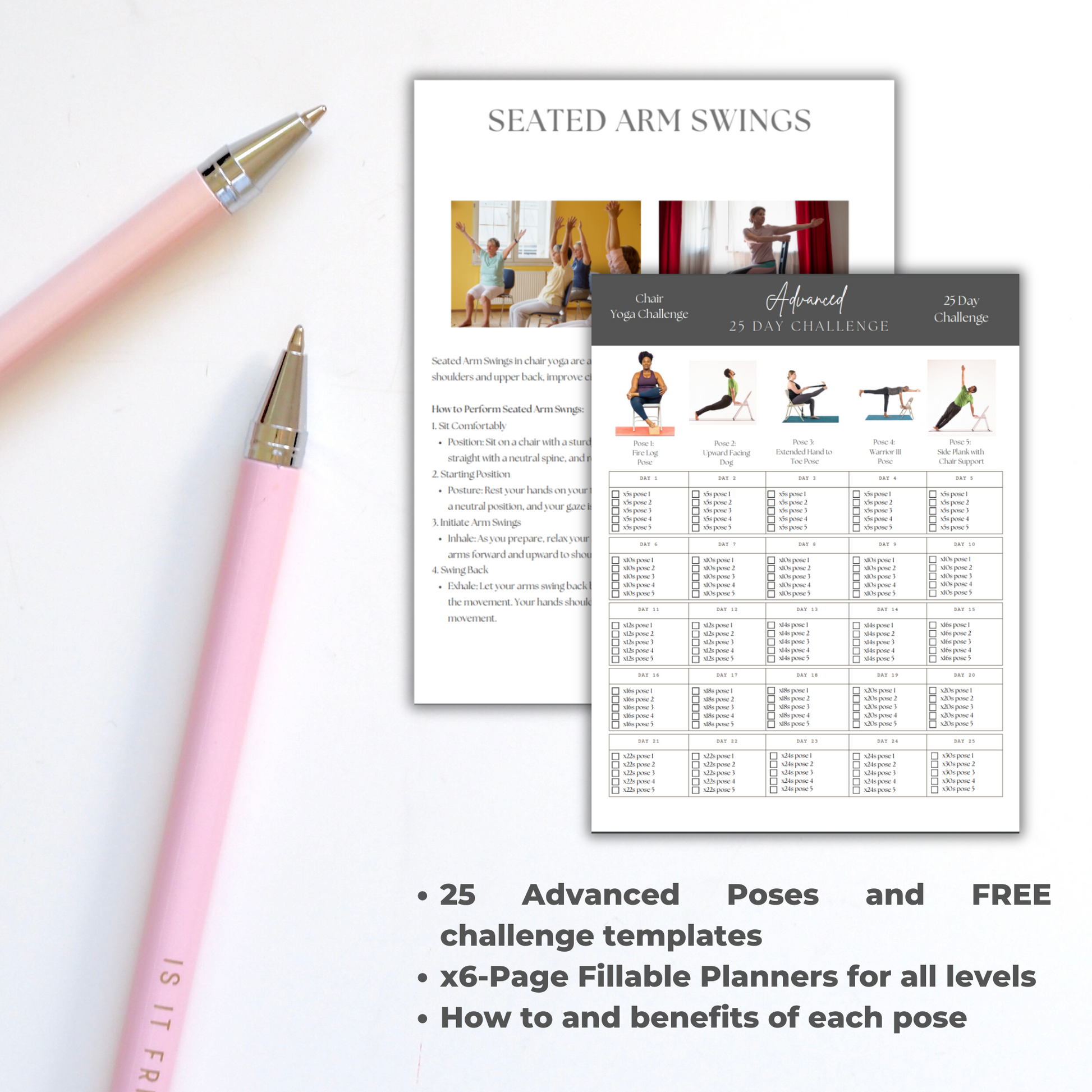 fitness program,fitness ebook, mini ebook, fitness template,yoga ebook,fitness planner,workout template,workout guide, ebook,personal training, yoga class,yoga instructor,digital fitness plan,Chair Yoga, Chair Exercises,25 day challenge,home workout